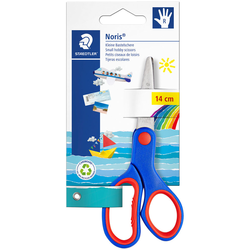 A placeholder image for for 965 14 NBK Bastelschere Noris® (14cm) in blau/rot 