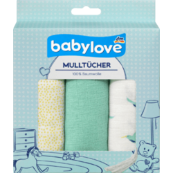 A placeholder image for for Mulltücher Kolibri / grün, 3 St 