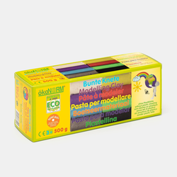 The image of Bunte Knete 8 Farben (500g) 