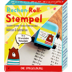 A placeholder image for for Rechen-Roll-Stempel - Addition & Subtraktion Bunte Geschenke 