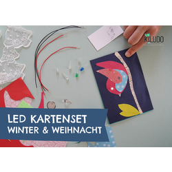 A placeholder image for for Bastelbox Kartenset Winter & Weihnachten mit LED-Lämpchen 