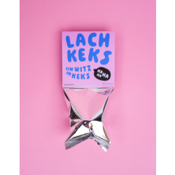 The image of Lachkeks – veganer Glückskeks mit Witz | Lustiger Einzelkeks zum Verschenken & Genießen — tinyday