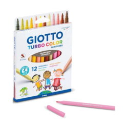 A placeholder image for for GIOTTO Turbo Color Hautfarbenstifte: 12 Filzstifte 