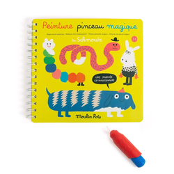 A placeholder image for for Moulin Roty Malbuch mit Zauberpinsel 