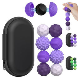 A placeholder image for for 8 Stück Magnetische Fidget Toys mit Silikonhülle 