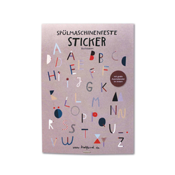 The image of Spülmaschinenfeste Sticker ABC