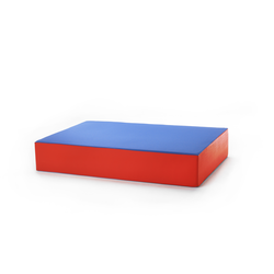A placeholder image for for Hüpfmatratze / Hüpfpolster 107x70x17 cm jeansblau/rot 