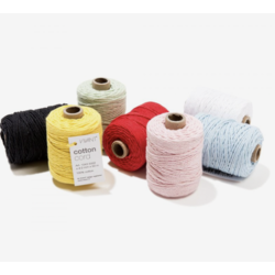 A placeholder image for for Cotton Cord Baumwollschnur, einfarbig ø ca. 2 mm, l = 50 m, hochweiß 