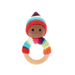 A placeholder image for for Beißring, regenbogenfarben 