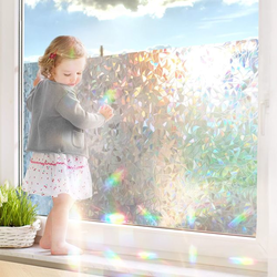A placeholder image for for Milchglasfolie                                  3D Regenbogen-Effekt Fensterfolie statisch haftend 
