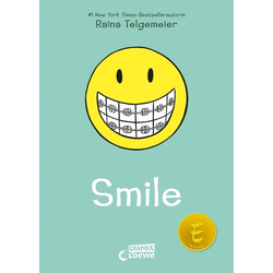A placeholder image for for Smile (Smile-Reihe, Band 1) - Raina Telgemeier 