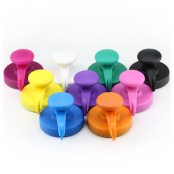 A placeholder image for for Hakenmagnet gummiert mit Neodym drehbar Ø68 mm 