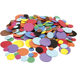 A placeholder image for for Moosgummikreise, D 12+20+32 mm, Sortierte Farben, 1x300sort./ 1 Pck 
