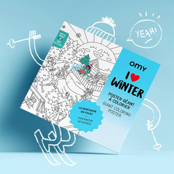 A placeholder image for for Riesenposter zum ausmalen "I love Winter"  | OMY — tinyday 