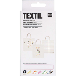 A placeholder image for for Textilstifte neon 5 Stück 