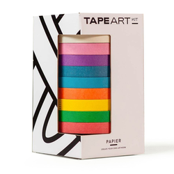 A placeholder image for for Tape Art Kit Papier Rainbow 25 m x 15 mm, repositionierbar, 10er - Set 